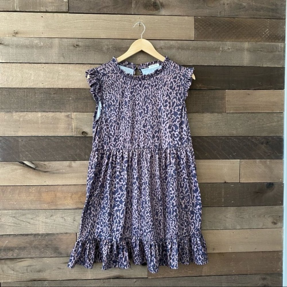 Blooming Jelly Brown Animal Print dress